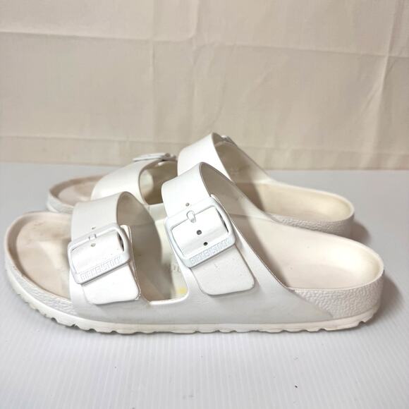 BIRKENSTOCK Arizona EVA Sandals White EU Size 40 Pool Beach Waterproof Vacation - Picture 3 of 8